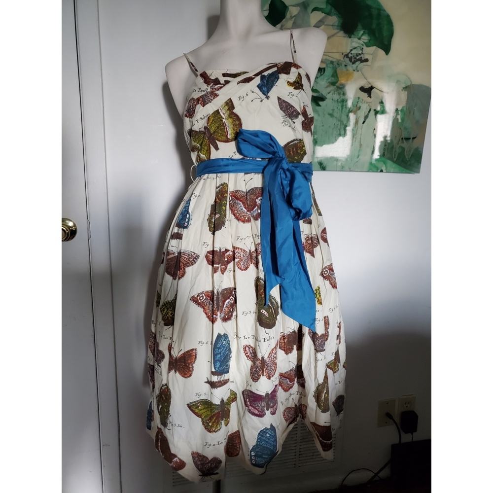 Anthropologie Maeve Butterfly Dress 6